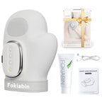 Fokiabin Electric Hand Massager with Heat and Compression 6 Modes Electric Massager for Comfort Battery-Powered Rechargeable Por