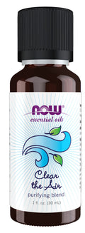 NOW Essential Oils, Clear the Air Oil Blend, Purifying Aromatherapy Scent, Blend of Pure Essential Oils, Steam Distilled, Vegan,