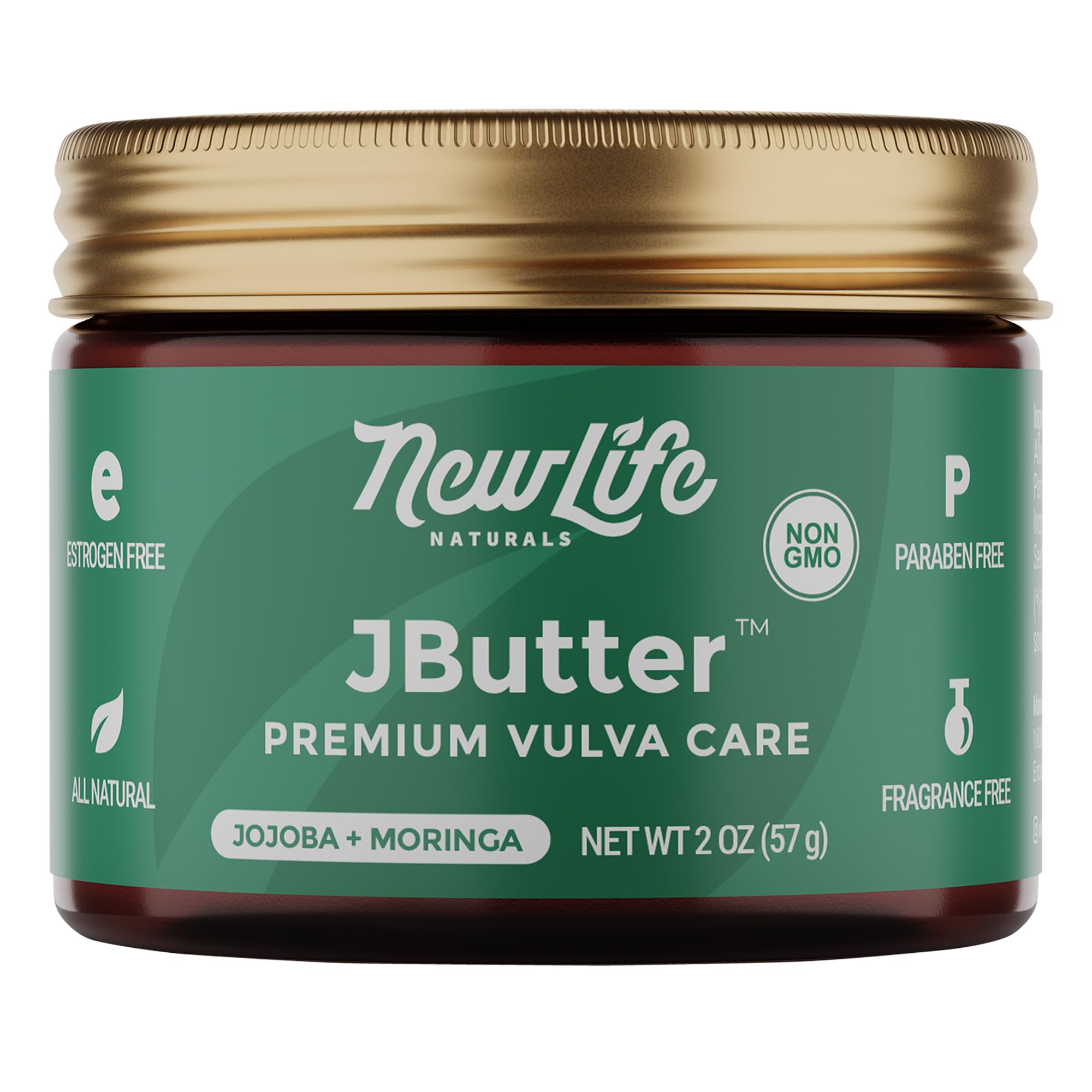 NewLife Naturals JButter Vulva Balm Butter - Menopause Support, Postpartum Essentials, Intimate Skin Care Feminine Dryness Itchi