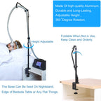 LONYEON CPAP Hose Holder - Prevent Leakage and Tangle with Height Adjustable, Removable and Rotatable - Hose Hanger Hook Organiz