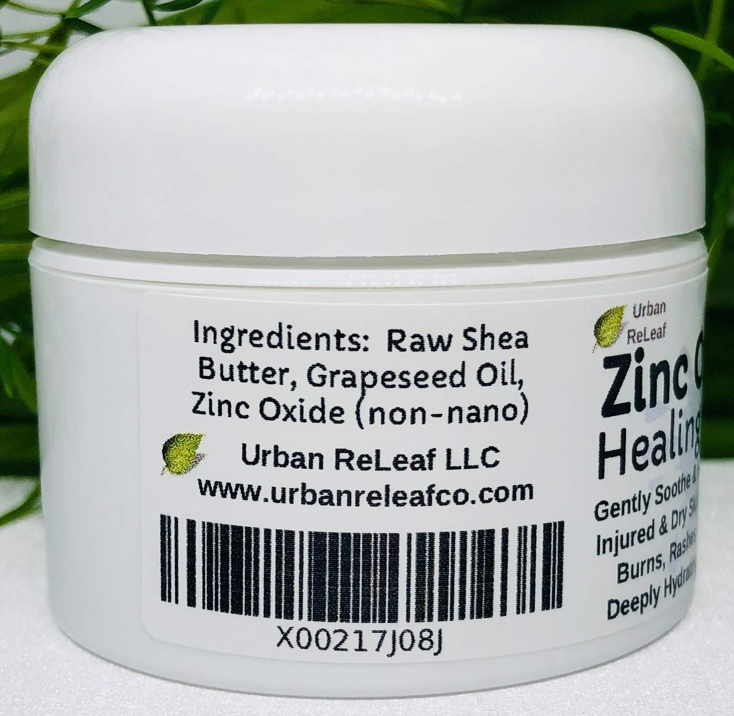 Urban ReLeaf Zinc Oxide Salve ! Gently Soothe & Protect Damaged, Injured & Dry Skin! First Aid, Burns, Rashes, Scrapes! Deeply H