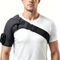 Red Light Therapy for Shoulder with Heat & Massage | Cordless 5000mAh Controller Infrared Shoulder Wrap