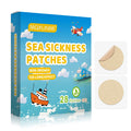 MQXUNMI Sea Sickness Patches for Cruise, 28 PCS Behind Ear Motion Sickness Patches for Travel, Non-Drowsy and No Side Effects, 7