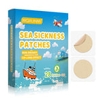 MQXUNMI Sea Sickness Patches for Cruise, 28 PCS Behind Ear Motion Sickness Patches for Travel, Non-Drowsy and No Side Effects, 7