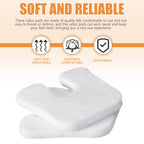 80 Pcs Callus Cushions U Shaped Felt Callus Pads Self Adhesive Foot Pads Soft Callous Pads for Foot for Protect Calluses from Ru