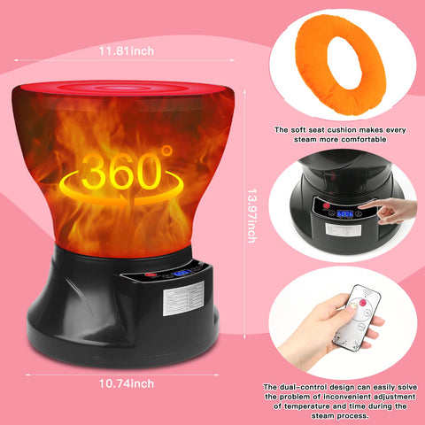 TOKPELA Yoni Steam Pot, Yoni Steam Kit, Yoni steamer with Seat Cushion and 20 Bags Yoni Herbs, For Women Cleaning and Tightening