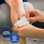 MED PRIDE Sterile Non Adherent Pads 2x3, Pack of 100, Non Stick Pads for Wounds 2x3, Highly Absorbent, Individually Wrapped