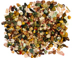 Indian Consigners Natural Crushed Polished Tumbled Gem Stone Chips, Decoration & Healing Crystals (Multi Assorted)