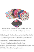 Reusable Waterproof Bamboo Charcoal Menstrual Pads Sets-Panty Liner Regular Flow Heavy Flow (pinjie, s)