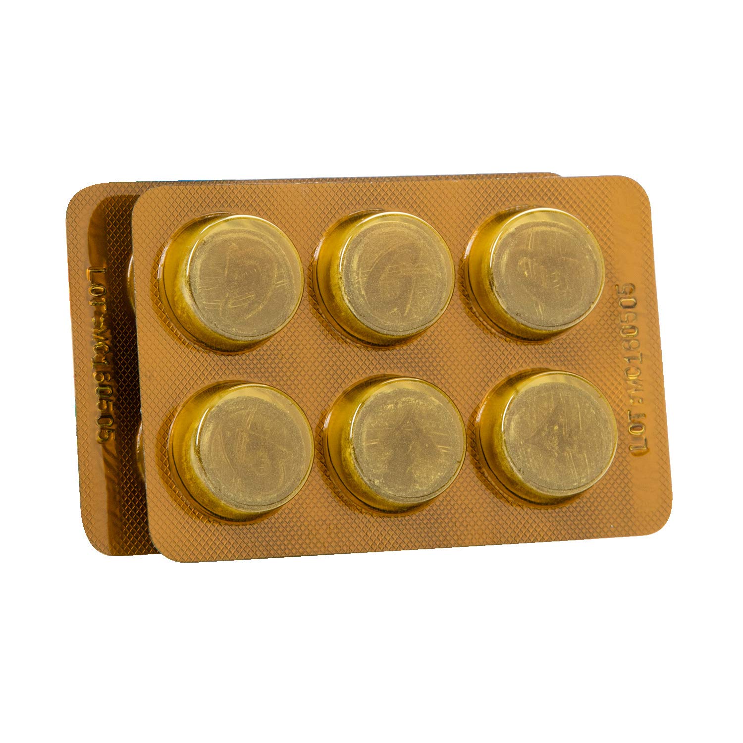 Golden Throat Lozenge Cough Drops (Jinsangzi Houpian) (12 Lozenges Per Pack) (3 Packs)