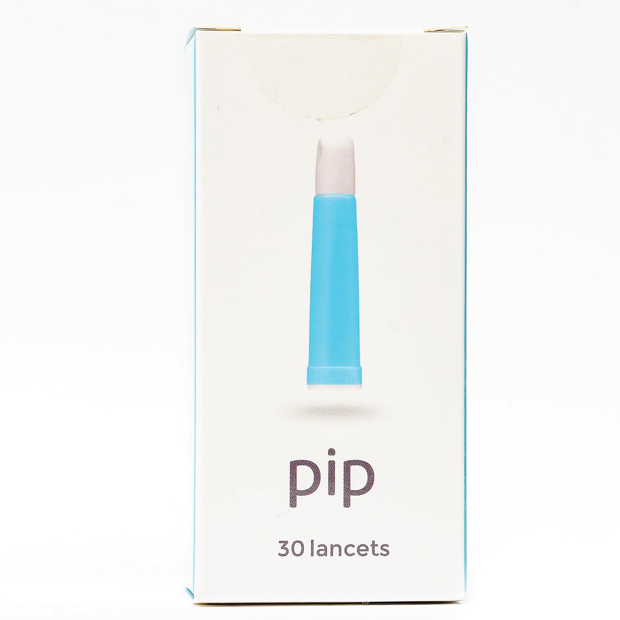 Pip 30 Lancets | All-in-One 30G-1.0mm Safety Lancets | Ultra-Sensitive Fingerstick for Blood Sugar & Ketone Monitors