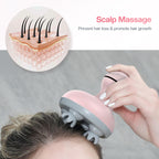 COMFIER Scalp Massager for Hair Growth, Waterproof & Full Body Kneading, 84 Massage Nodes, Handheld Head Scratcher, Cat Massager