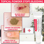 WoundSeal Powder 4 Each (Pack of 3) - Wound Care First Aid for Cuts, Scrapes and Abrasions - Stops Bleeding in Seconds Without S