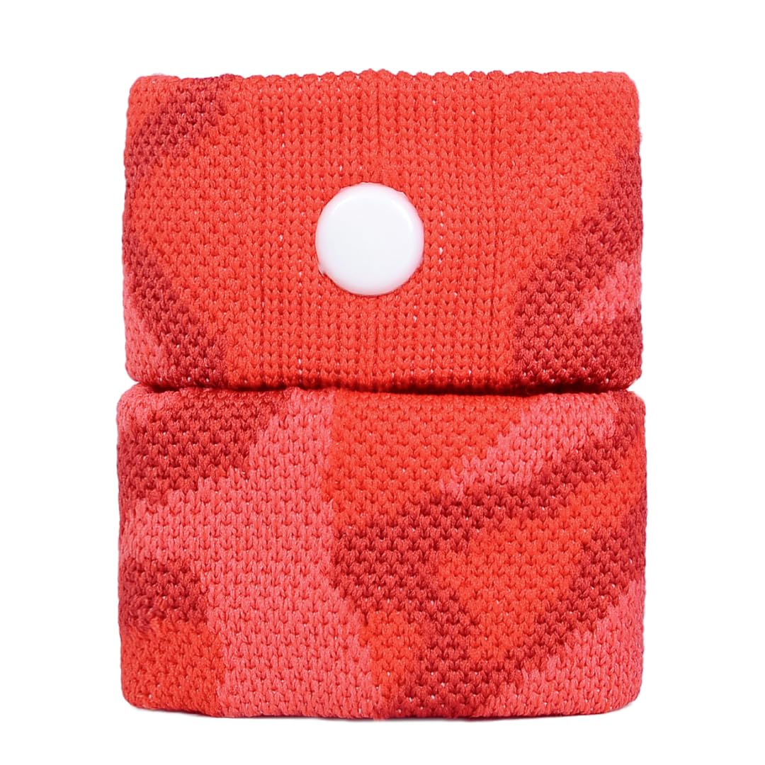 P6 Health Original Natural Anti-Nausea Relief Motion Car Sea Sickness Relief Wrist Bands for Adults (1 Pack, Red)