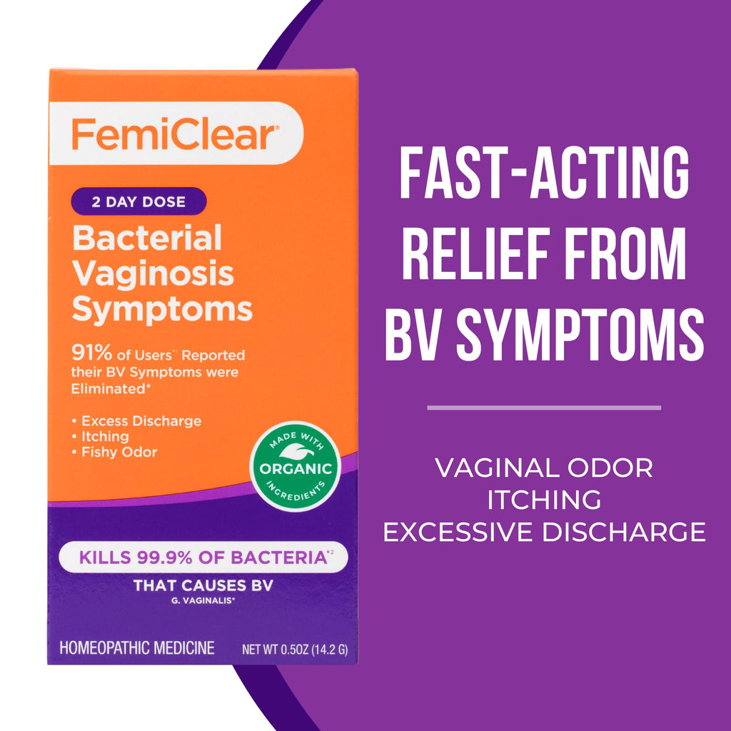 FemiClear (BV Symptoms - Vaginal Ointment for Fishy Odor, Excess Discharge, Itching & Discomfort Due to Bacterial Vaginosis, All