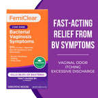 FemiClear (BV Symptoms - Vaginal Ointment for Fishy Odor, Excess Discharge, Itching & Discomfort Due to Bacterial Vaginosis, All