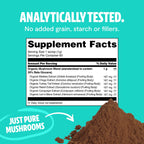 FreshCap Ultimate Mushroom Complex Powder - Ayurveda Lions Mane, Reishi, Cordyceps, Chaga, Turkey Tail, Maitake Supplements - fo