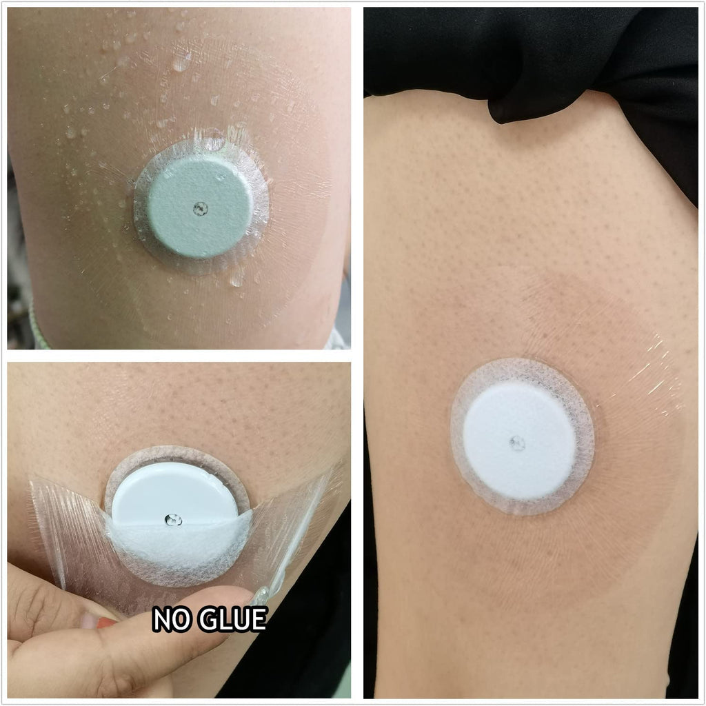 HONYOU Libre 2 Plus Sensor Covers & Lingo CGM Waterproof Freestyle Sensor Patches for Libre 1/2/3 Plus, Hypoallergenic & Latex-F