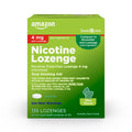 Amazon Basic Care Mini Nicotine Polacrilex Lozenge, 4 mg (nicotine), Mint Flavor, Stop Smoking Aid, 135 Count (Packaging may var