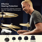 RitMoment M3 Concert Ear Plugs - High Fidelity Earplugs, SNR27dB Stronger Hearing Protection Earplugs for Concerts, Musicians, D