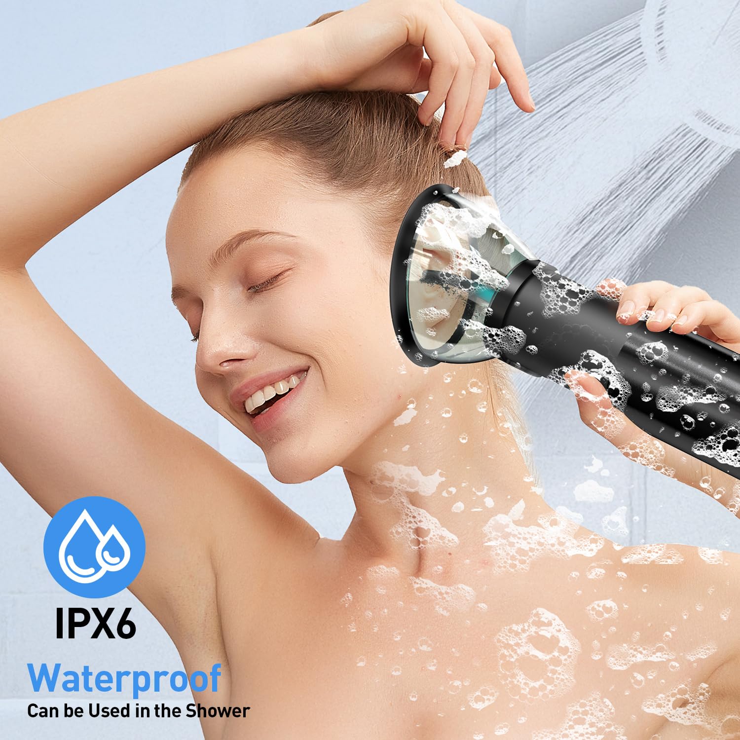 HeaDot Electric Ear Wax Removal, Retractable Water Ear Wax Cleaner, Effective Ear Cleaning Kit, IPX6 Ear Irrigation Flushing Sys
