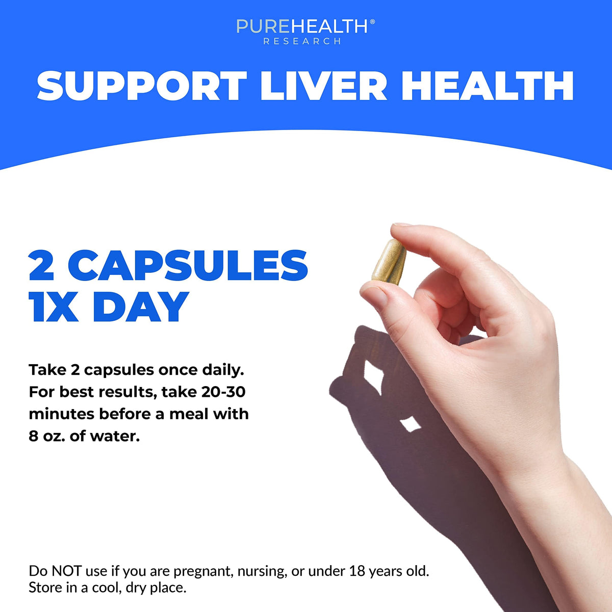 PureHealth Research Liver Health - Milk Thistle, Detox & Cleanse Repair Formula