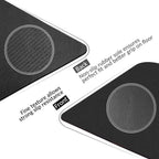 Grounding Mat for Improved Sleep, Reduced Anxiety, Pain, Headache Relief, Health Balance. Grounded Therapy. Connect to Earth Whi