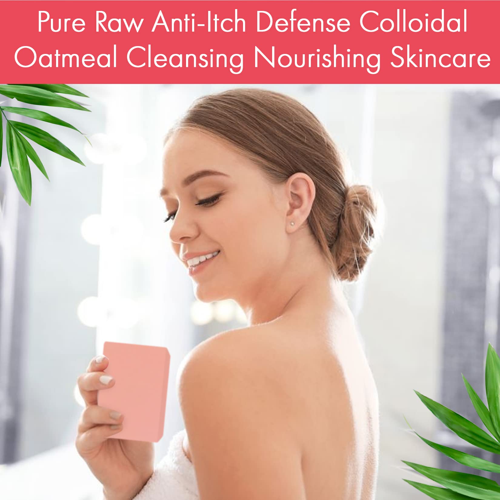 Natural Instant Itch Relief Soap Bar - Calming Calamine Soap for Itchy Skin, Bug Insect Mosquito or Ant Bite, Eczema, Poison Ivy