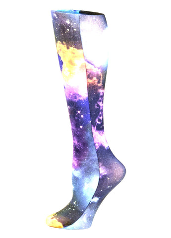 Celeste Stein Therapeutic Compression Socks, Multi Planets, 8-15 mmHg, Mild