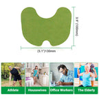 ishancare Knee Patches - 24 Count Warming Herbal Plaster Maximum Strength Heat Patches, 8 Hours Deep Heating Extra Strength Join