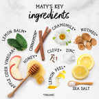 Matys Organic Nighttime Cough Syrup, Natural Cough Syrup Relief for Adults and Kids 12+, Made with Organic Honey, Chamomile & N