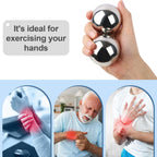 1.4lb, 2.2-inch Baoding Balls: Chinese Balls for Hand Therapy, Hand Massage, Tai Chi Balls, Meditation Balls - Suitable for Home