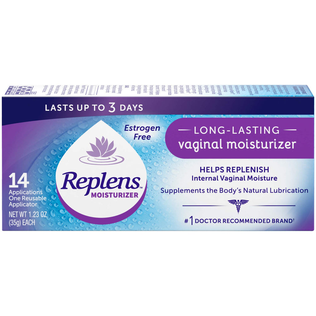 Replens Long-Lasting Vaginal Moisturizer, 14ct with reusable applicator