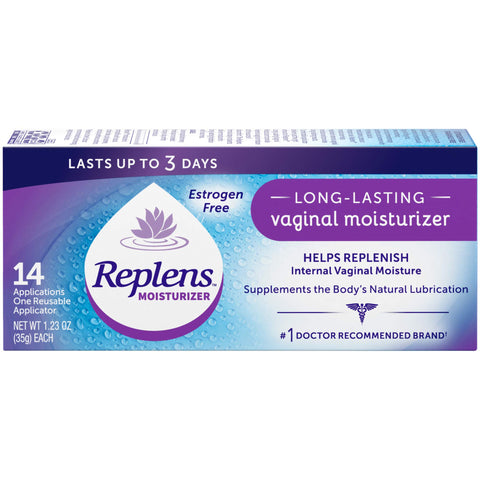 Replens Long-Lasting Vaginal Moisturizer, 14ct with reusable applicator