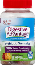 Schiff Sustenex Probiotic Gummies Assorted Fruit Flavors - 60 Gummies