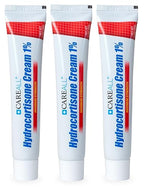 CareAll Hydrocortisone 1%, 1oz Tube (Pack of 3), Maximum Strength Anti-Itch Cream, Relief from Itching and Redness from Bug Bite
