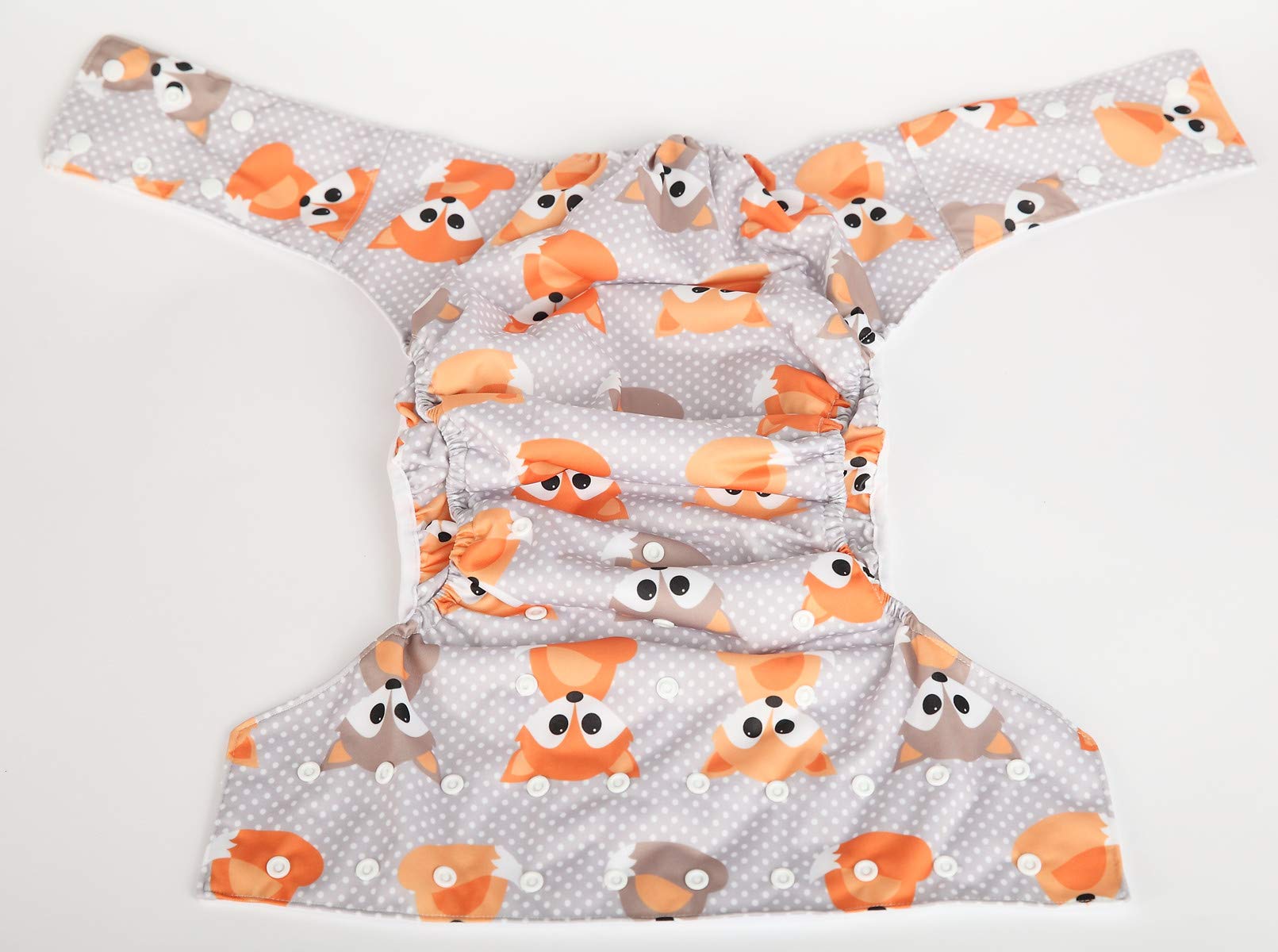Sigzagor Teen Adult Cloth Diaper Nappy Reusable Washable for Disability Incontinence (Baby Fox)