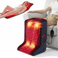 Red Light Therapy for Foot, 450 LEDs 660nm & 850nm Infrared Therapy Boots, Detachable FullBody Red Light Pad with Timer, Pulse 