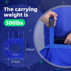 OISNSOIN Positioning Bed Pad with Reinforced Handles 31 x 29 Incontinence Mattress Bedding for Body Lifting, Turning,Repositioni