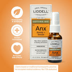 Liddell Letting Go - Homeopathic Remedies - Oral Spray for Symptoms of Anxiousness, Stress and Restlessness - Natural Calm Spray
