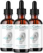 LIVORKA ZenCortex Drops, Liquid Supplement for Ear Health, Supports Healthy Hearing - 3 Bottles (90 Day Supply) - Pack of 3