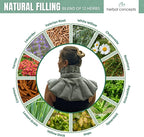Soothing Herbal Neck & Shoulder Wrap – Hot/Cold Aromatherapy