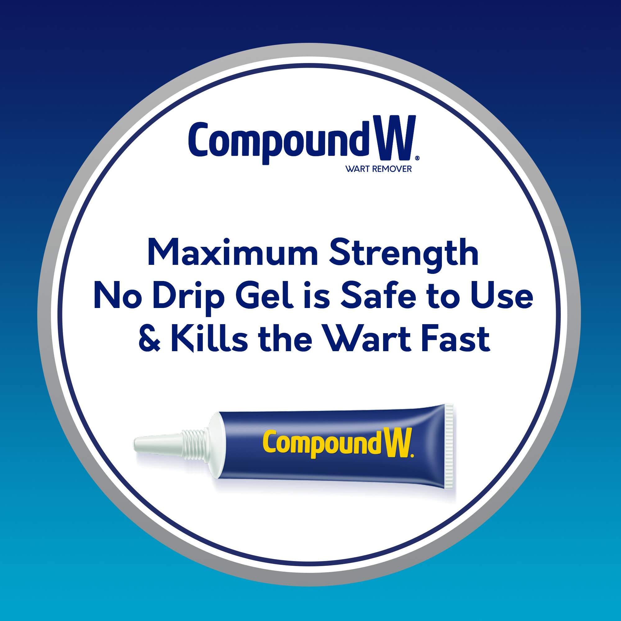 Compound W Total Care Wart Remover with Proheal Cream for Skin - 0.25 oz and Maximum Strength Fast Acting Salicylic Acid Gel - 0