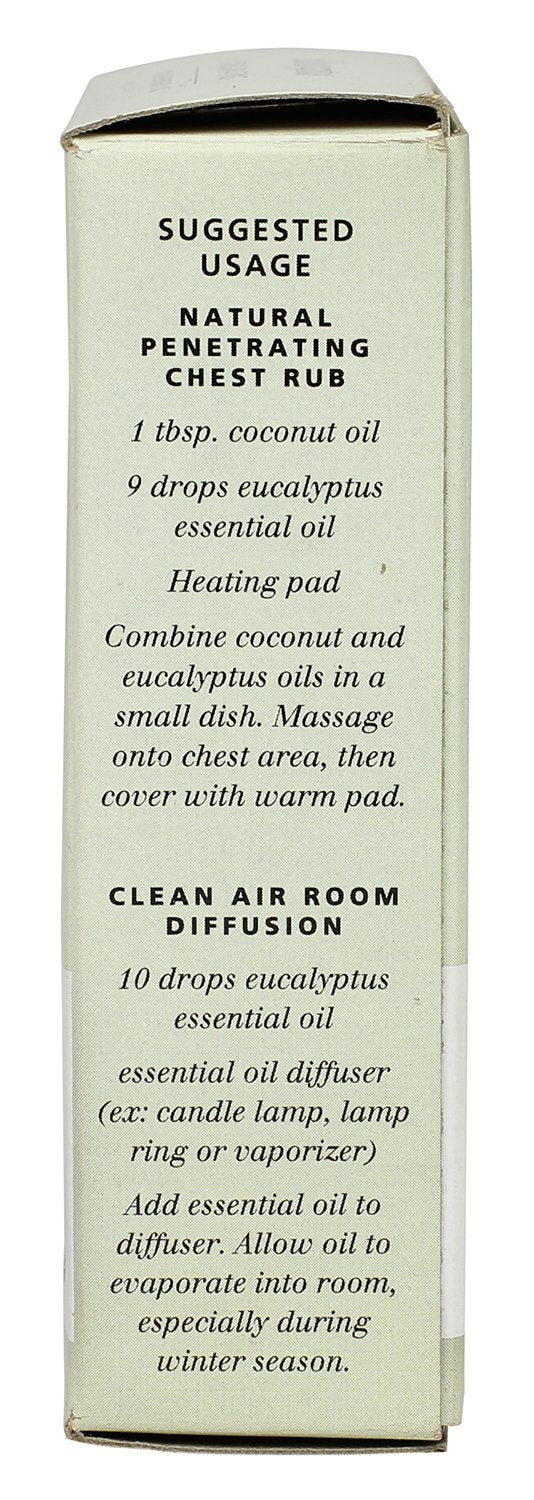 Aura Cacia Pure Essential Oil, Eucalyptus, 0.5 Fluid Ounce (Pack of 24)