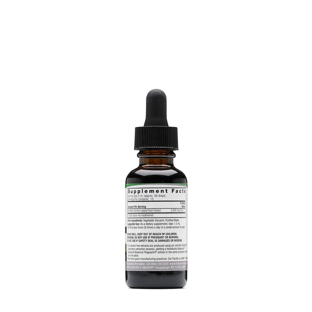 Nature's Answer Alcohol-Free Burdock Root, 1-Fluid Ounce
