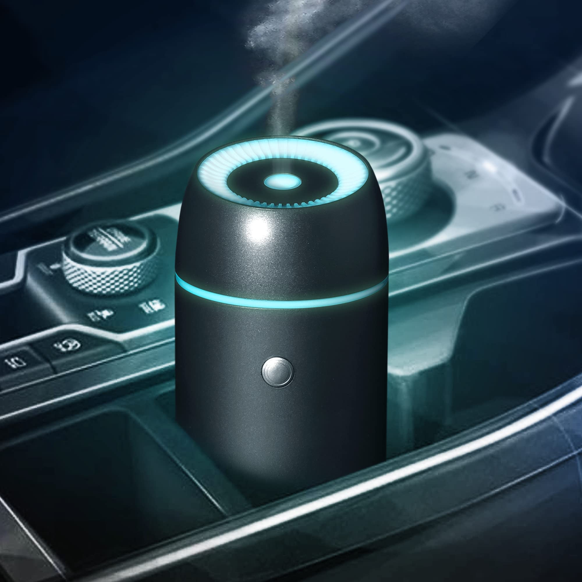 Earnest Living Essential Oil Diffusers Smart Car Diffuser Air Fresheners Humidifier for Essential Oils Car Aromatherapy 100ml Ti