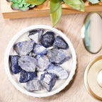 Crystal Allies 1 Pound Bulk Rough Blue Sodalite Reiki Crystal Healing Stones Large 1