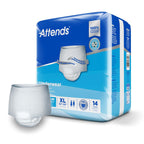 Attends Adult Absorbent Underwear, X-Large [14 Count] - Maximum Absorbency for Men and Women - Disposable Pull-On Diapers with T