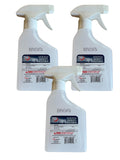 Generic Isopropyl Alcohol 70% Antiseptic and Cleaner (3 10oz Spray Bottles), Clear