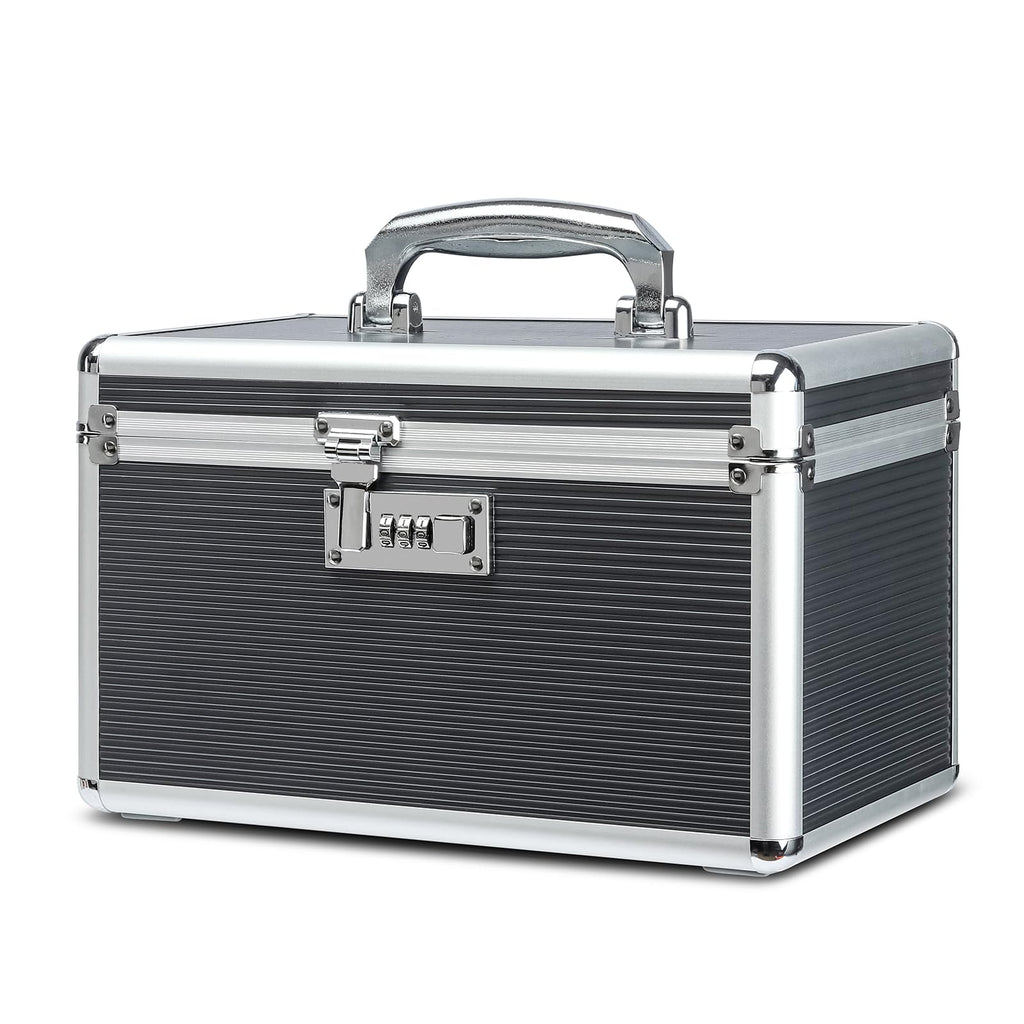 HEWEI WORKS Lockable Medication Box with Portable Storage Case, 12.2 x ...